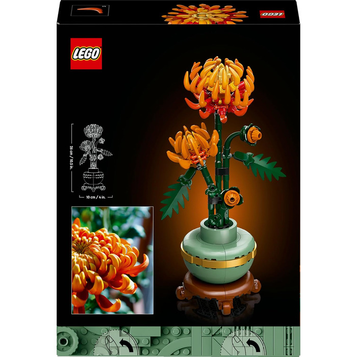 Конструктор LEGO Botanicals Хризантема, 278 деталей