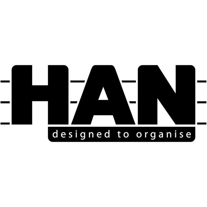 Настільний тримач для файлів HAN i-LINE 2 ПРЕДМЕТИ, елегантний, сучасний високоякісний настільний тримач для файлів зошитів, журналів та папок формату до DIN A4/C4, білий, 16501-12 (Білий, комплект з 4 предметів) комплект з 4 предметів білий