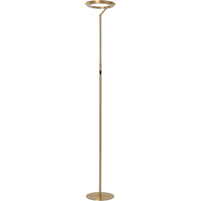 Торшер LUCIDE CELESTE Ø 28 см LED з димером 21W 2700K Матове золото/Латунь