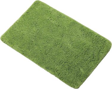 Килимки для ванної Brandsseller, комплект з 2 шт. , складається з килимка для ванної (приблизно 50/80 см) та килимка для туалету (приблизно 45/50 см) - Колір зелений. Комплект з 2 шт. приблизно 50 x 80 см / 45 x 50 см, зелений