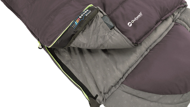 Спальний мішок Outwell Contour Reversible/+2°C Dark Purple (Left) (230364)