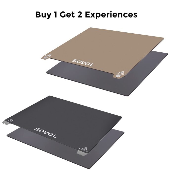 Для 3D-принтера SV01/SV01 Pro/SV02, 01 Pro Upgrade PEI Print Bed Double-Sided PEIPC Print Plate Magnetic Platform 300 x 255