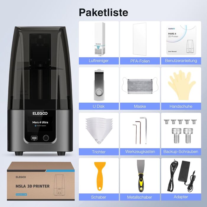 Принтер, полімерний 3D-принтер із монохромним РК-дисплеєм 9K, підключенням до Wi-Fi, простим вирівнюванням, плівкою ACF Release Li