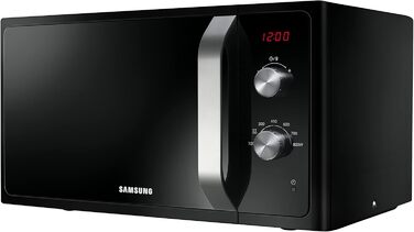 Мікрохвильова піч Samsung MS23F300EEK/ET, швидке та рівномірне розморожування, 23 л (800 Вт) одномісна