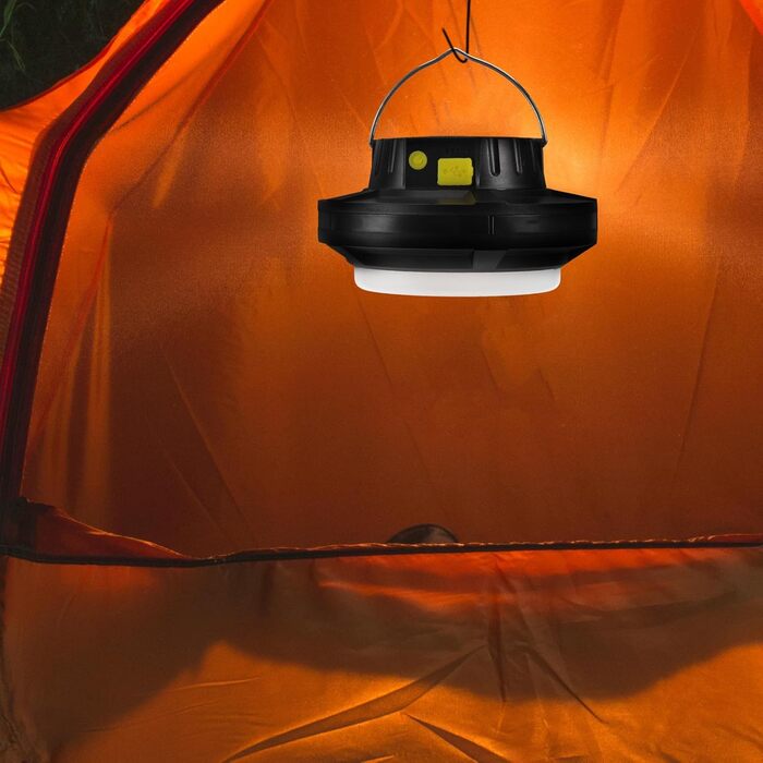 Сонячний кемпінговий ліхтар Hemobllo з регульованим портативним ліхтарем для кемпінгу, кемпінгу та намету, акумуляторний, USB-кабель, аварійне освітлення