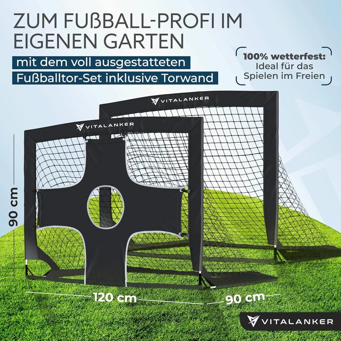 Набір дитячих футбольних воріт із кріпленням стінки-мішеней, включаючи картки-випробування - футбольні ворота для дітей у саду, вуличні футбольні ворота для дітей, ворота, футбольні ворота, ворота