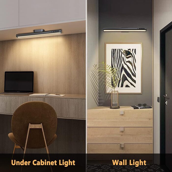 Сенсорна світлова панель Hapfish з можливістю затемнення, світлодіодна батарея для кухні під шафою бездротова з магнітом дистанцій