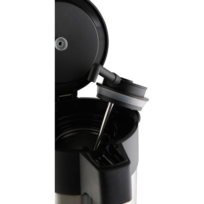 Аеропот Axentia сріблястого кольору, помповий горщик з нержавіючої сталі, об&39єм приблизно 5 л, 19 x 19 x 45 см, одинарний