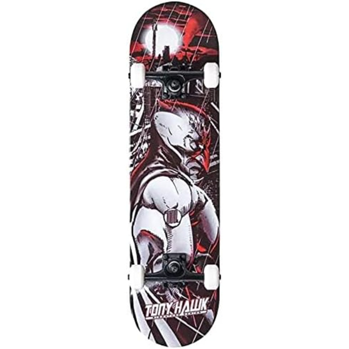 Скейтборд комплект Tony Hawk SS 540 Complete Industrial 8.0x31.5 дюймів - професійний скейтборд для трюків, стріт-катання та парку, з 7-шаровою дека Hardrock