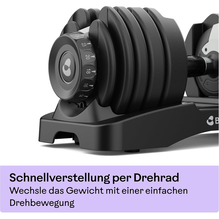Серія регульованих ваг Bowflex SelectTech Компактна система гантелей та гір заліза 52, 90, 552i, 1090i та 840 для силових тренувань вдома НОВИНКА Одинарна гантель 52 (224 кг)