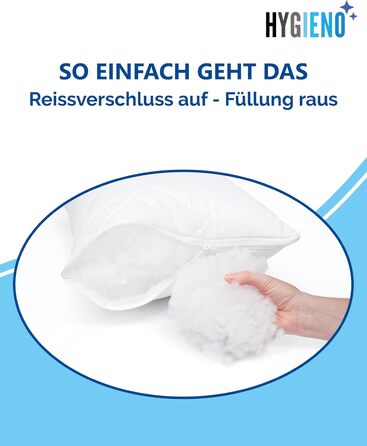 Дитяча подушка Koru Kids 40x80 см на блискавці - регульоване наповнення 600 г - дитяча подушка для алергіків - можна прати при 60C