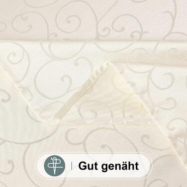 Скатертина Homaxy Скатертина миється Прямокутна 100х140 см Поліестер Скатертина Скатертина Жаккард Скатертина Орнамент Брудовідшто