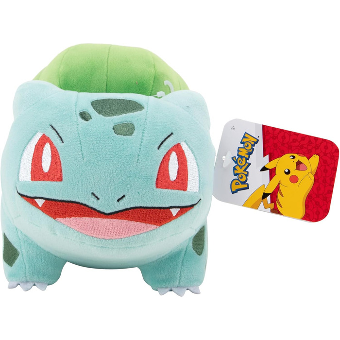 М'яка іграшка Pokmon Бульбазавр 20 см - офіційна ліцензійна продукція