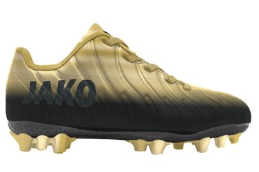 Футбольні черевики JAKO Unisex J-SFG Sweeper 42 EU Jet Black Nasit Gold