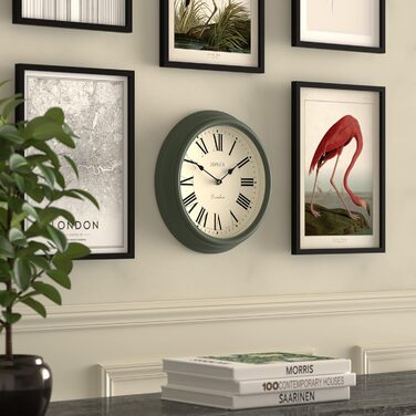 Венеціанський настінний годинник - Круглий настінний годинник - Класичний традиційний дизайн - Дизайнерський настінний годинник -