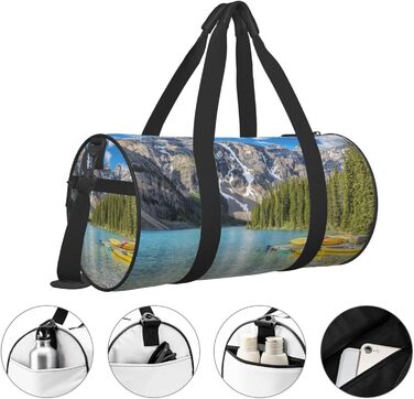 Спортивна сумка для подорожей Банф, чорна, універсальний розмір