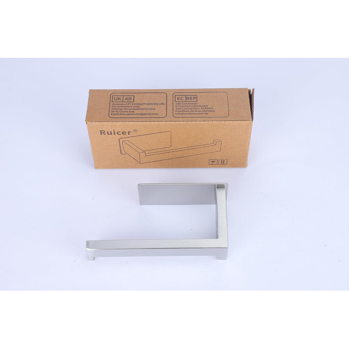 Тримач для туалетного рушника / тримач для туалетного рушника Без свердління, Самоклеючий тримач для туалетного рушника з нержавію