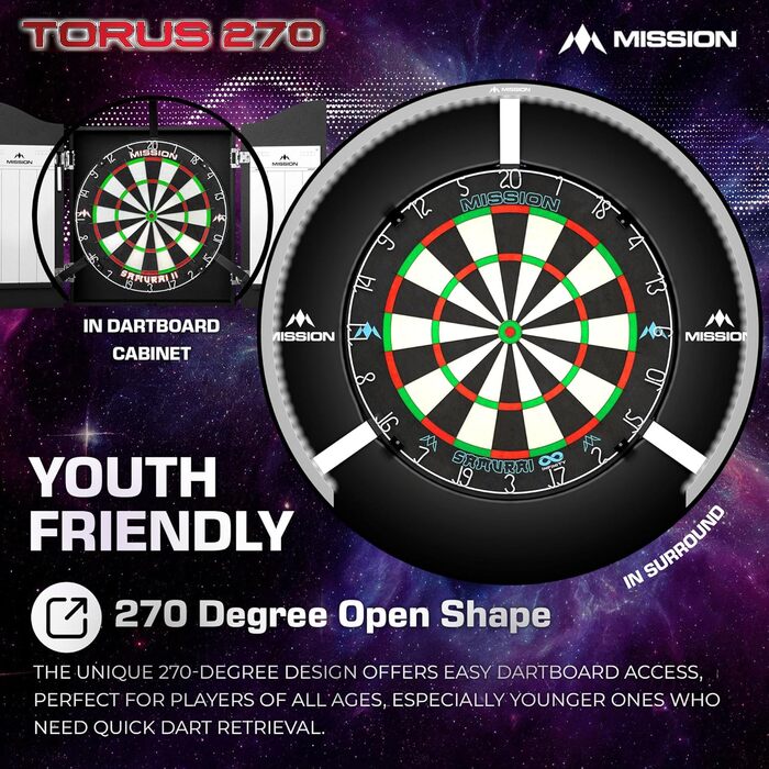 Світлодіодна система освітлення Mission Darts TOR270 Torus 270