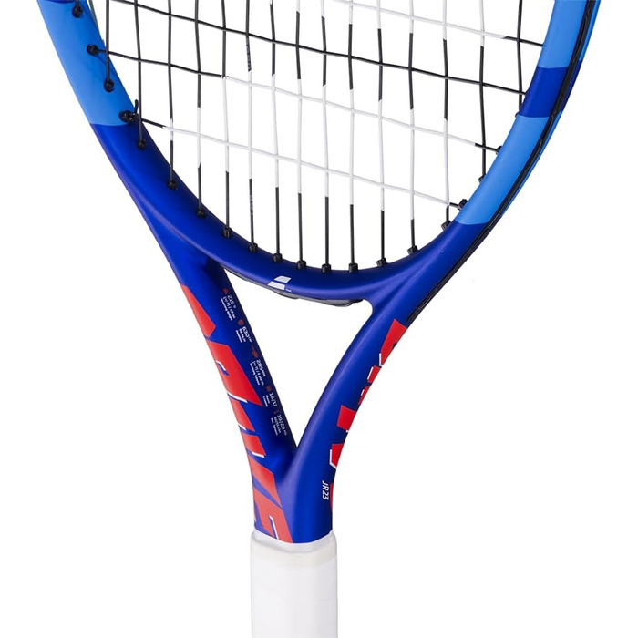 Тенісна ракетка Babolat Drive Junior, синьо-червона, легка, ручка розроблена для маленьких рук
