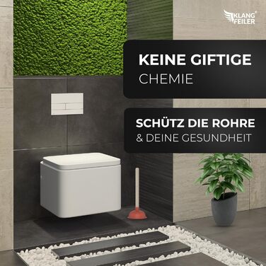 Вантуз для прочищення зливу - присоска 140 мм - надзвичайно сильне всмоктування та виготовлено в Німеччині