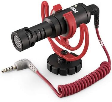 �DE Vlogger kit повний набір для мобільної зйомки з високоякісним мікрофоном, штативом, світлодіодним світлом та аксесуарами для с