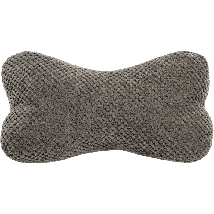 Подушка для читання, подушка для читання, валик для шиї, подушка для шиї з вельвету, опорна подушка, текстурована дорожня подушка, фігурна подушка, підставка для книг, гнучка підставка для книг, електронних книг або планшетів - 18x35 см (антрацит)