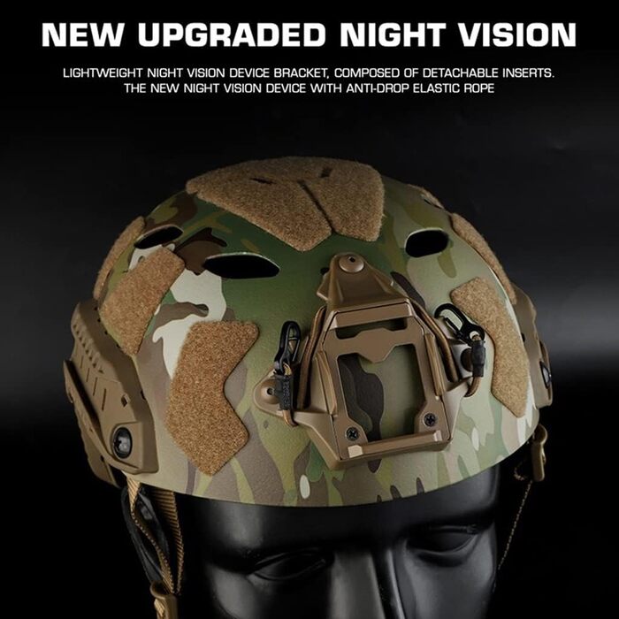 Військові тактичні шоломи TS TAC-SKY спрощена версія Ops-Core Fast SF надвисокий шолом CS захист для пейнтболу та страйкболу (колір E BCP, розмір L) LE Bcp