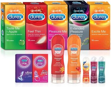 Презервативи Durex, подовженого задоволення - 10 шт. (1 упаковка)