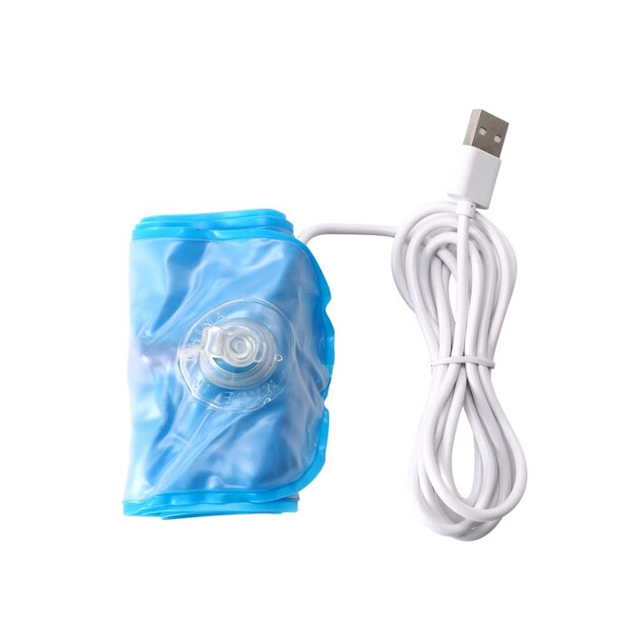 Надувний кемпінговий ліхтар Gonetre - світлодіодна трубка USB-ліхтарик, складний туристичний кемпінговий ліхтарик для нічного освітлення на вулиці (синій)