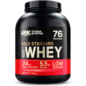 Протеїновий порошок Optimum Nutrition Gold Standard 100, Чудова полуниця, 2,28 кг