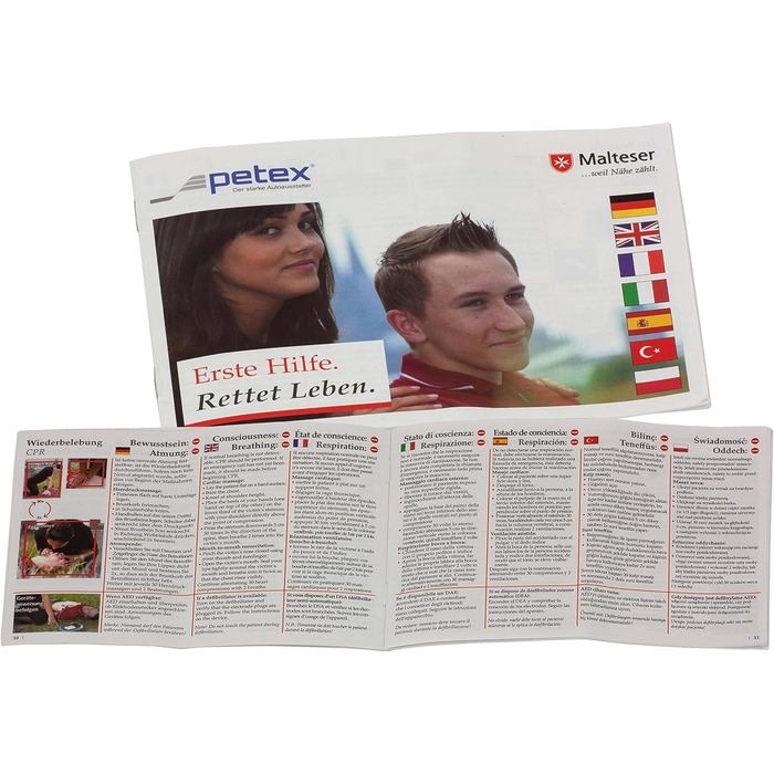 Вміст сумки першої допомоги згідно DIN 13164, червона Single Red, 43930012