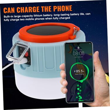 Сонячний кемпінговий світильник ibasenice з дистанційним керуванням, акумуляторний наметовий світильник для кемпінгу та саду, розумний індикатор живлення, режими яскравості, універсальне використання