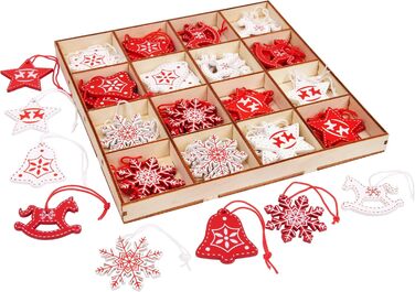 Набір різдвяних прикрас 48 предметів BRUBAKER