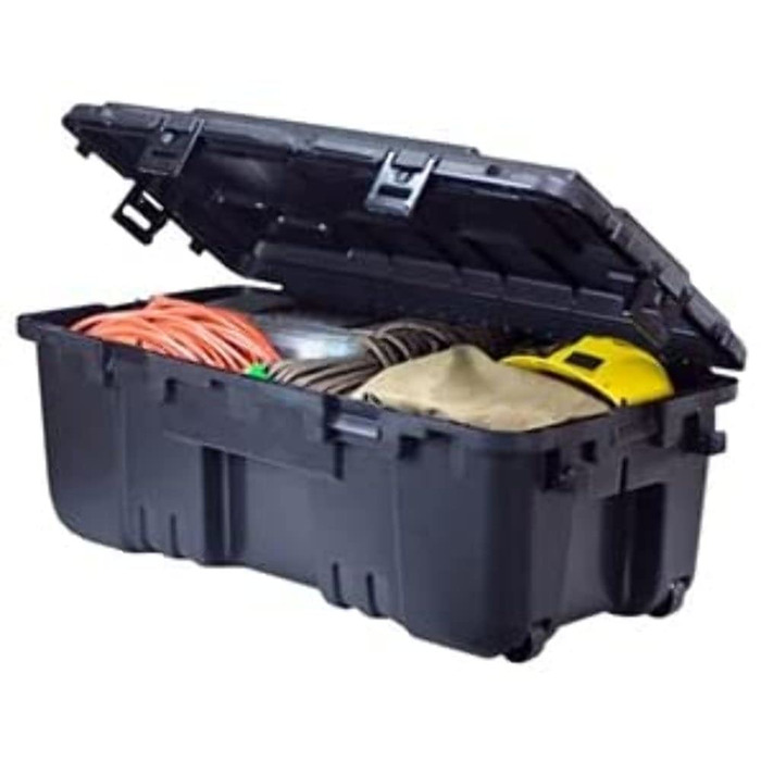 Навісний ящик для зберігання, 108 літрів, чорний, великий, різнокольоровий/океанські припливи, 1819 XXL