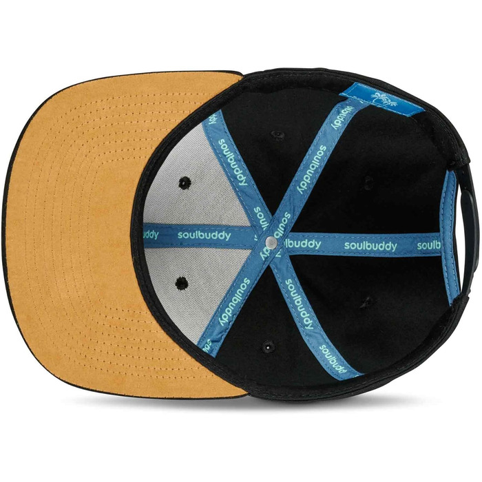Кепка Soulbuddy Snapback для чоловіків - Бейсболка унісекс для вуличного одягу для чоловіків та жінок - Стильна кепка для повсякденного життя та відпустки - Обов&39язкова бейсболка для чоловіків - Один розмір, Чорна
