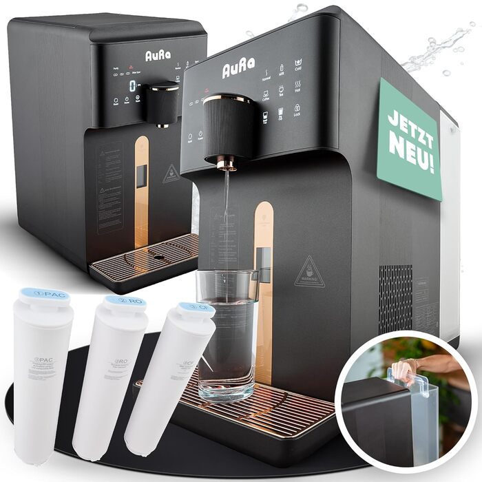 Водяний фільтр для чистої води, дозатор гарячої води та водневий диспенсер, система зворотного осмосу з баком Диспенсер для осмосу для дому або автофургону, 6L -