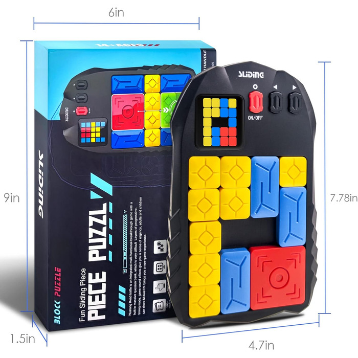 Із понад 500 рівнями, електронною портативною грою, складними головоломками, навчальними і навчальними іграшками для дітей і дорос