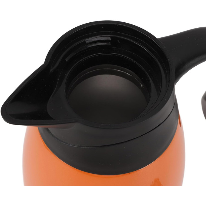 Автомобільний чайник Tyenaza 1400 мл, нержавіюча сталь, 24 В, 180 Вт, герметичний, помаранчевий, для води, чаю, кави, молока