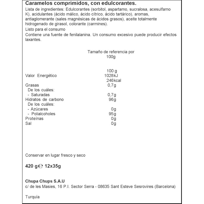 М'ятні цукерки зі смаком полуниці 12 x 35 г Smint