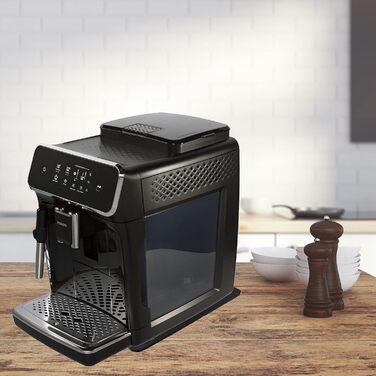 Акрилова розсувна дошка чорний 32x25см для повністю автоматичних кавомашин Philips серії 800 1200 2200 3000 3100 3200 4300 5000 5400 високоякісних тефлонових планерів для перемикання передач без зусиль