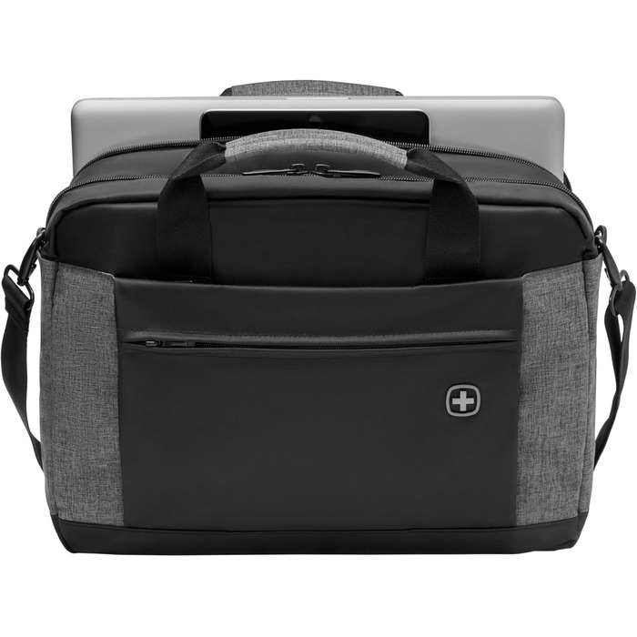 Сумка для ноутбука, ноутбук до 16 дюймів, відділення для планшета до 10 дюймів, портфель, органайзер, 9 л, жіноча, чоловіча, чорна