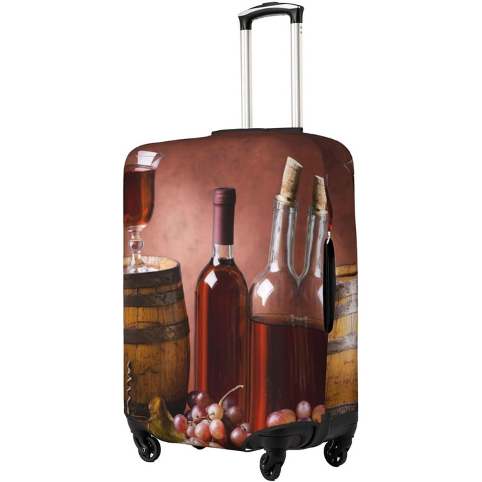 Чохол для валізи для транспортування напоїв та продуктів, міцний, підходить для валіз розміром 45.7 - 81.3 см, розмір XL, Чорний, X-Large