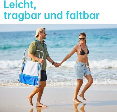 Складаний стілець, легкий, портативний, кемпінговий стілець, складний, міцний, стабільний, довговічний для саду, балкону та фестивалів, використання на вулиці як рибальський стілець, кемпінговий стілець, максимальна вага до 136 кг, 1/2 шт., , темно-синій,