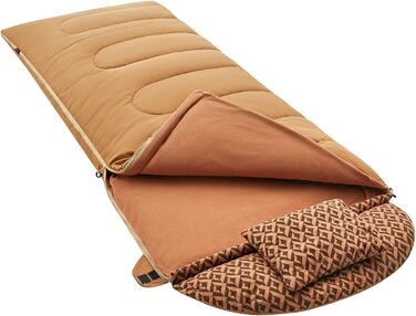 Спальний мішок KingCamp Blanket, Лісовий, Зимовий, XL, Довгий, Широкий, Бавовна -22C, Капучино - 500 г/м