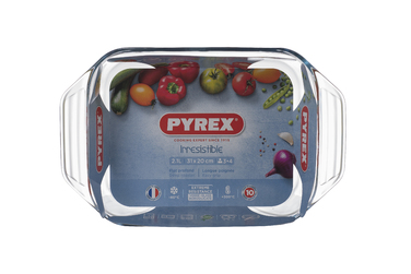 Форма для запікання PYREX IRRESISTIBLE 31х20х6см 2.1 л, жаростійке скло