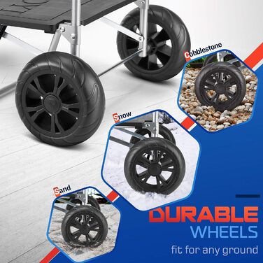 Складний візок для покупок, 75 л, 2-в-1, з 2 колесами, з рамою з нержавіючої сталі та знімною водонепроникною сумкою з брезенту (чорний)