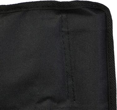 Комплект з 2 предметів Nexos рибальське крісло, розкладне крісло, кемпінгове крісло з підлокітниками та підсклянником, практичне, міцне, легке, чорне