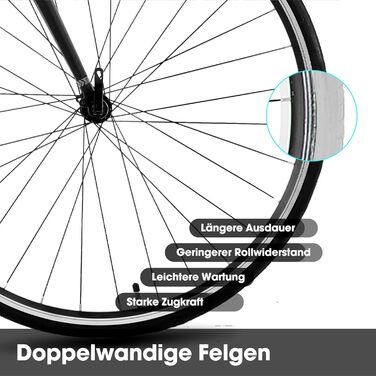 Шосейний велосипед Hiland 700C для дорослих, 14 швидкостей, алюмінієва рама, подвійні гальма-супорти, легкий шосейний велосипед для чоловіків та жінок, для щоденних поїздок на роботу, чорно-білий велосипед, розмір L