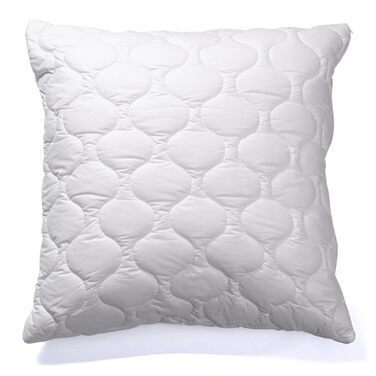 Подушка Softsan з мікрофібри Bio Hygienic 80x80 см, підходить для алергіків, подушка з чохлом з органічної бавовни, стьобана, можна прати, 80 x 80 см