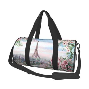 Дорожня сумка Паризький Ейфелевий для чоловіків та жінок, спортивна сумка, сумка-мішок